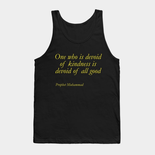 Kindness Tank Top by KhalidArt